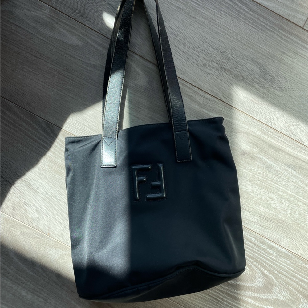 Vintage Fendi Black Tote